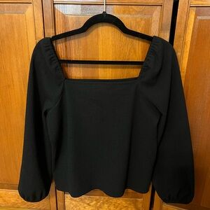 Quarter length made well square neck top